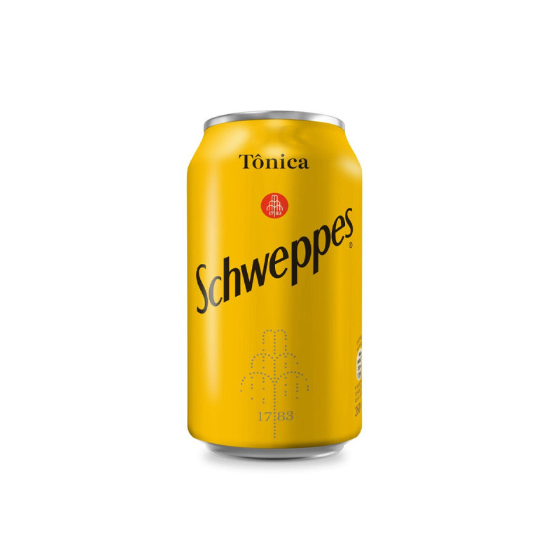 ÁGUA TÔNICA SCHWEPPES LATA 350ML