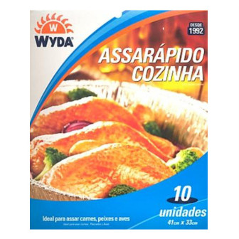 SACO PARA ASSAR WYDA ASSARÁPIDO COZINHA 10 UNIDADES