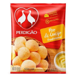 PÃO DE QUEIJO CONGELADO COQUETEL PERDIGÃO PACOTE 375G