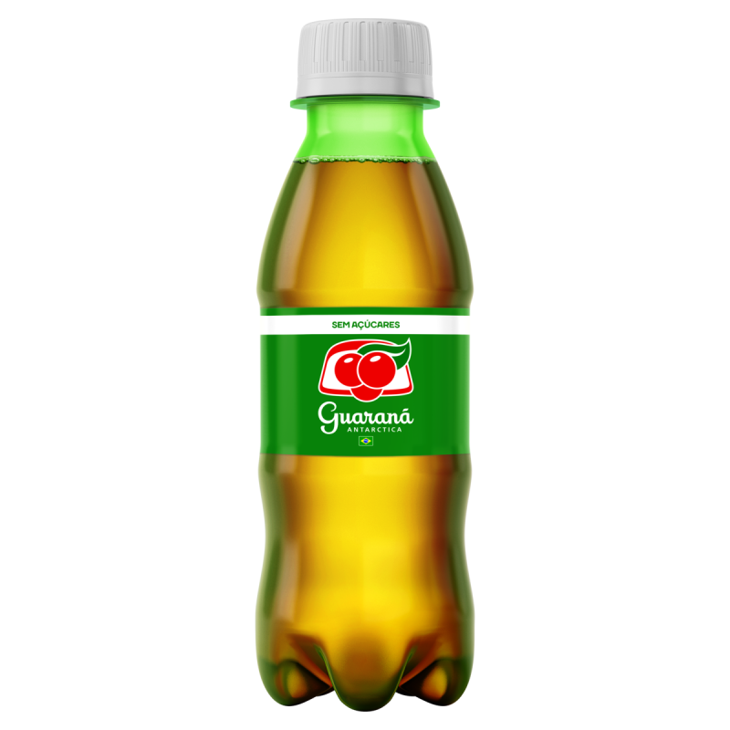 REFRIGERANTE ZERO AÇÚCAR GUARANÁ ANTARCTICA GARRAFA 200ML