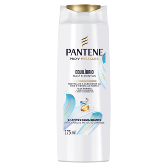 SHAMPOO PANTENE EQUILÍBRIO RAIZ E PONTAS FRASCO 175ML