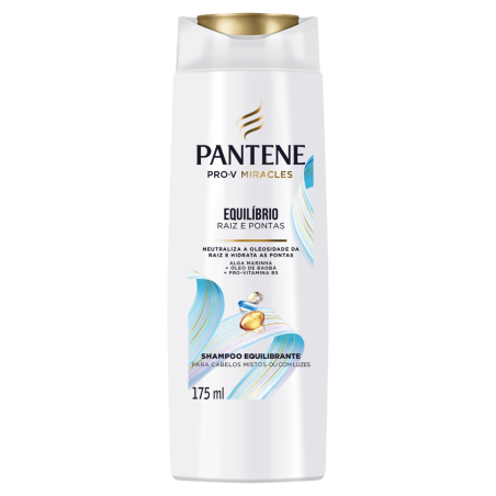 SHAMPOO PANTENE EQUILÍBRIO RAIZ E PONTAS FRASCO 175ML