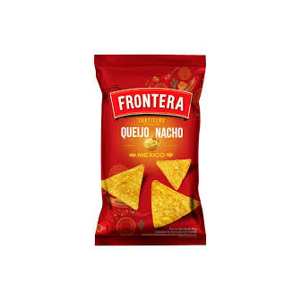 TORTILHA DE MILHO QUEIJO NACHO FRONTERA MÉXICO PACOTE 110G