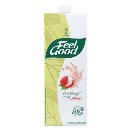 CHÁ BRANCO LICHIA FEEL GOOD CAIXA 1L