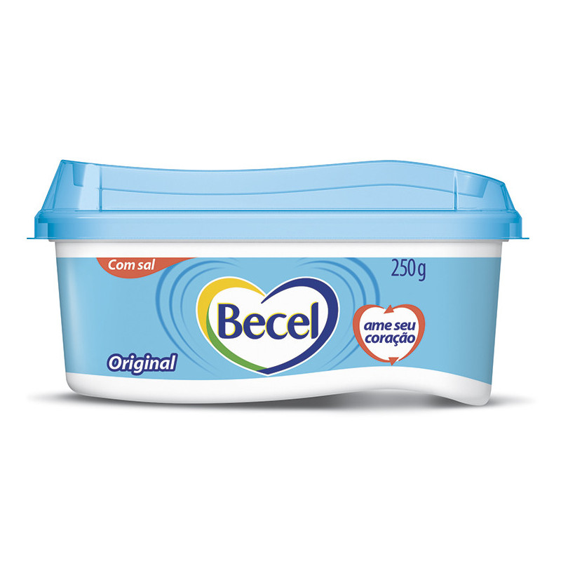 MARGARINA ORIGINAL COM SAL ZERO LACTOSE BECEL POTE 250G
