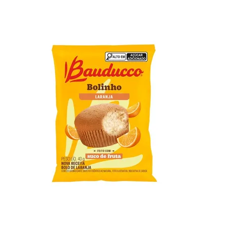 BOLINHO LARANJA BAUDUCCO PACOTE 40G
