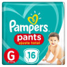 FRALDA DESCARTÁVEL INFANTIL PANTS PAMPERS AJUSTE TOTAL G PACOTE 16 UNIDADES