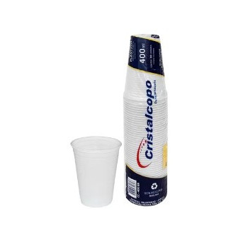 COPO TRANSP CRISTALCOPO C/100UNIDADES