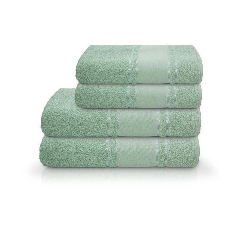 TOALHA PINTA E BORDA P/ROSTO 45 X 80 VERDE F1338 CAMESA