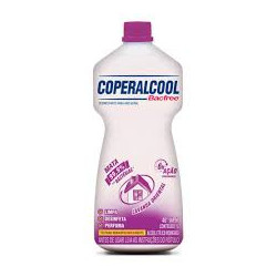 ÁLCOOL LÍQUIDO 46º INPM LAVANDA ORIENTAL COPERALCOOL BACFREE FRASCO 1L