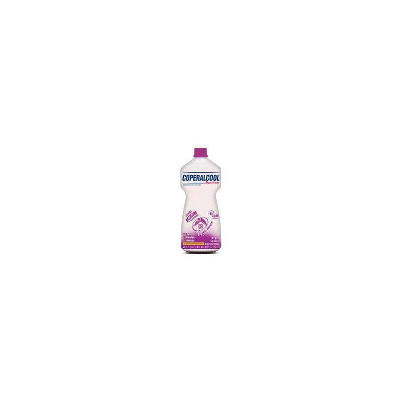 ÁLCOOL LÍQUIDO 46º INPM LAVANDA ORIENTAL COPERALCOOL BACFREE FRASCO 1L