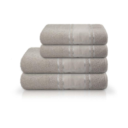 TOALHA PINTA E BORDA P/ROSTO 45 X 80 CINZA F8076 CAMESA