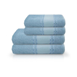 TOALHA PINTA E BORDA P/ROSTO 45 X 80 AZUL F2049 CAMESA