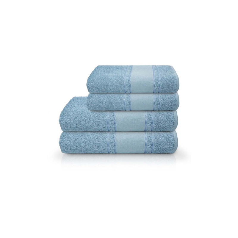 TOALHA PINTA E BORDA P/ROSTO 45 X 80 AZUL F2049 CAMESA
