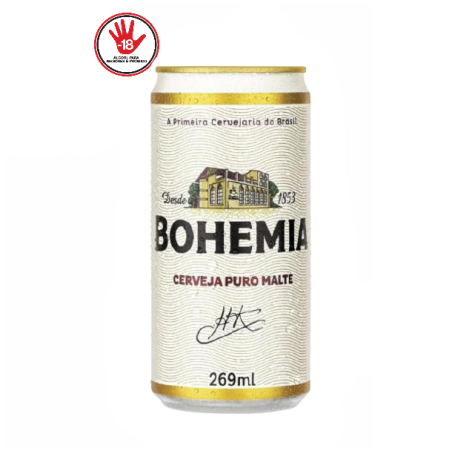 CERVEJA BOHEMIA LATA  269ML