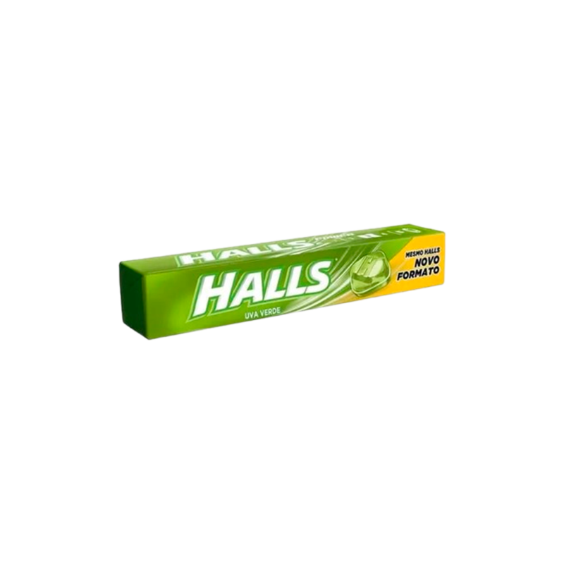 BALA UVA VERDE HALLS PACOTE 28G
