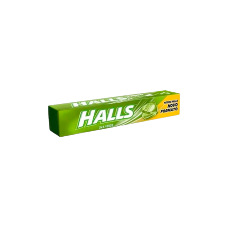 BALA UVA VERDE HALLS PACOTE 28G
