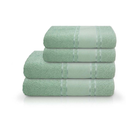 TOALHA PINTA E BORDA P/BANHO 70 X 140 VERDE F1338 CAMESA