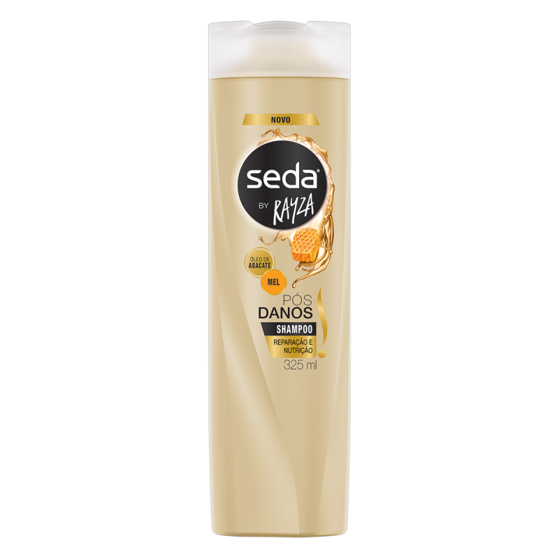 SHAMPOO SEDA PÓS DANOS BY RAYZA FRASCO 325ML