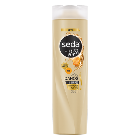 SHAMPOO SEDA PÓS DANOS BY RAYZA FRASCO 325ML