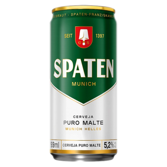 CERVEJA MUNICH HELLES PURO MALTE SPATEN LATA 269ML