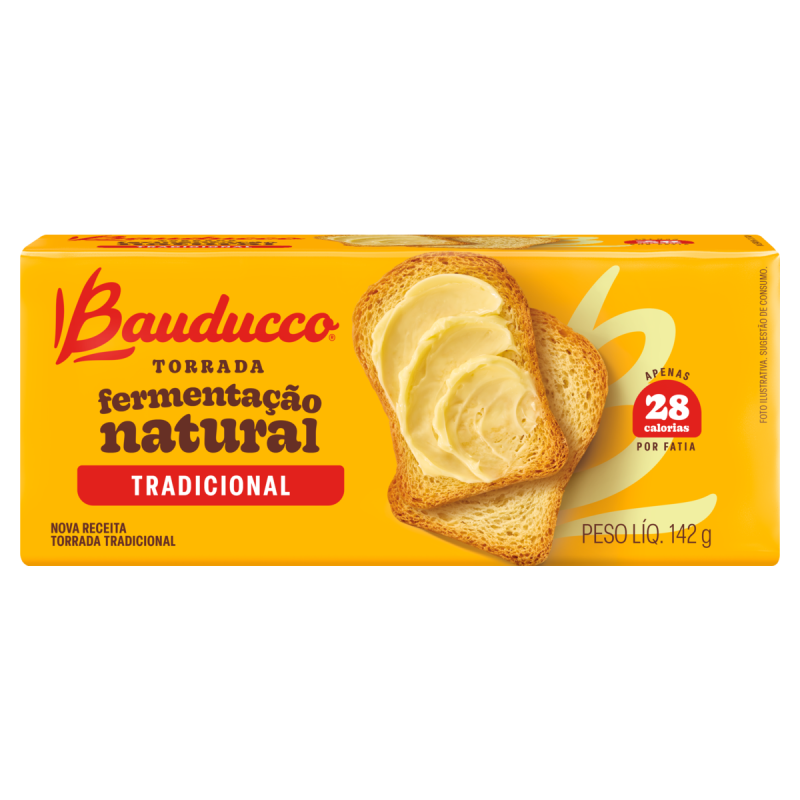 TORRADA TRADICIONAL BAUDUCCO PACOTE 142G