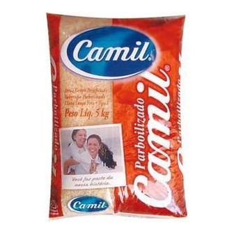ARROZ PARBOILIZADO TIPO 1 CAMIL PACOTE 5KG