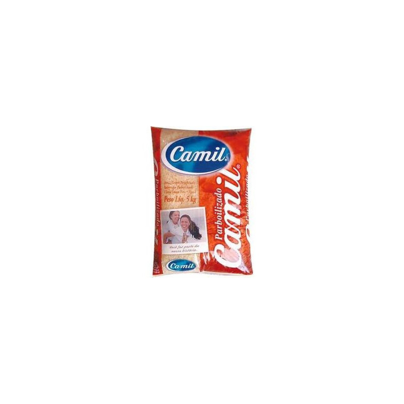 ARROZ PARBOILIZADO TIPO 1 CAMIL PACOTE 5KG