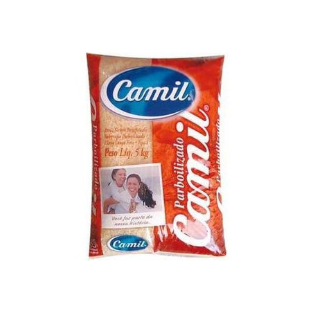 ARROZ PARBOILIZADO TIPO 1 CAMIL PACOTE 5KG