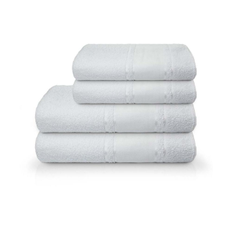 TOALHA PINTA E BORDA P/BANHO 70 X 140 BRANCO F9934 CAMESA