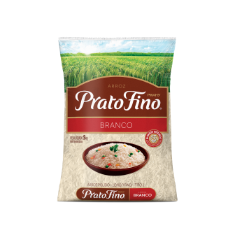 ARROZ BRANCO TIPO 1 PRATO FINO PACOTE 5KG