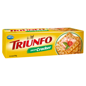 BISCOITO CREAM CRACKER TRIUNFO PACOTE 164G