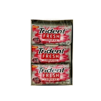 CHICLE TRIDENT FRESH CEREJA ICE  8,5G