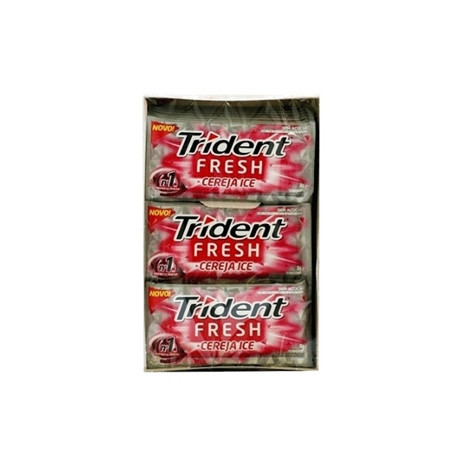 CHICLE TRIDENT FRESH CEREJA ICE  8,5G