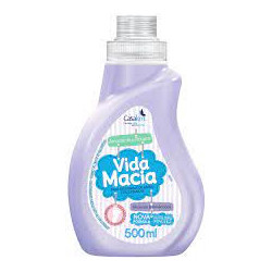 AMACIANTE DE ROUPA GLICERINA & AMÊNDOAS VIDA MACIA FRASCO 500ML