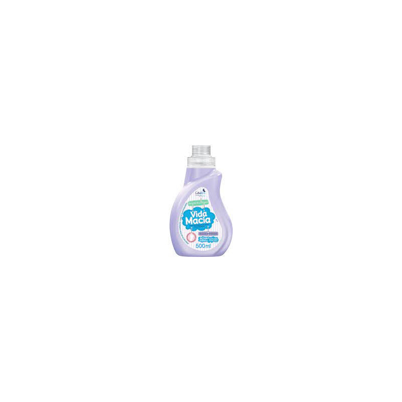 AMACIANTE DE ROUPA GLICERINA & AMÊNDOAS VIDA MACIA FRASCO 500ML
