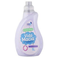 AMACIANTE DE ROUPA GLICERINA & AMÊNDOAS VIDA MACIA FRASCO 1L