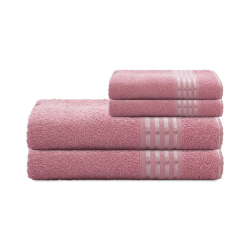 TOALHA DECOR P/ROSTO 45X70 ROSA F3595 CAMESA