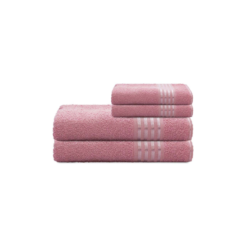 TOALHA DECOR P/ROSTO 45X70 ROSA F3595 CAMESA