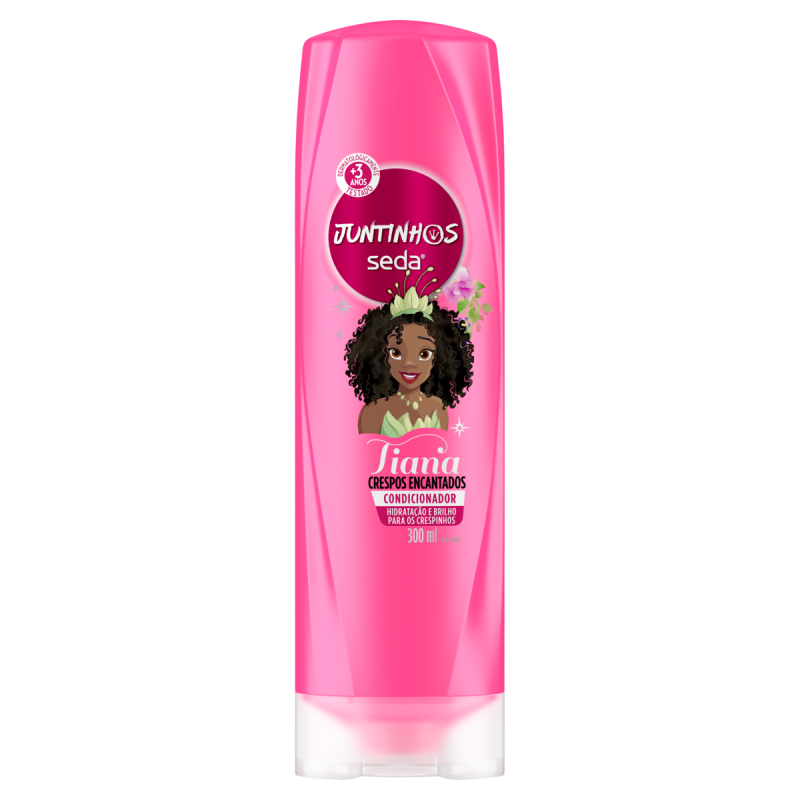 CONDICIONADOR INFANTIL TIANA SEDA JUNTINHOS CRESPOS ENCANTADOS FRASCO 300ML