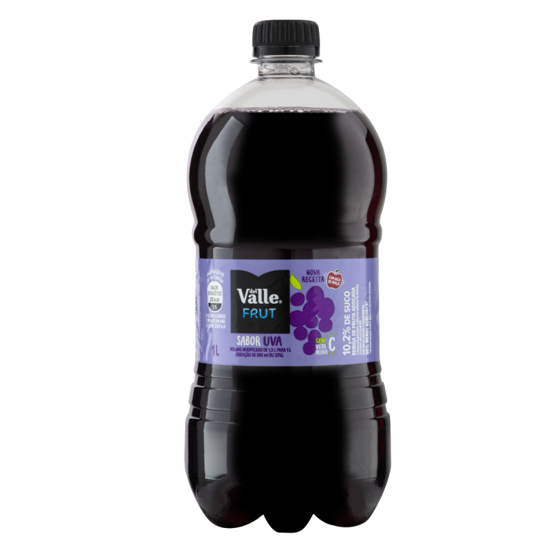 REFRESCO ADOÇADO UVA DEL VALLE FRUT GARRAFA 1L