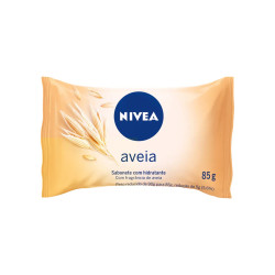 SABONETE BARRA HIDRATANTE AVEIA NIVEA FLOW PACK 85G