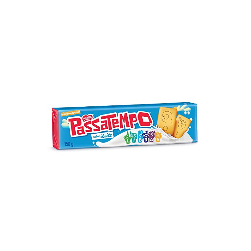 BISCOITO LEITE PASSATEMPO PACOTE 150G