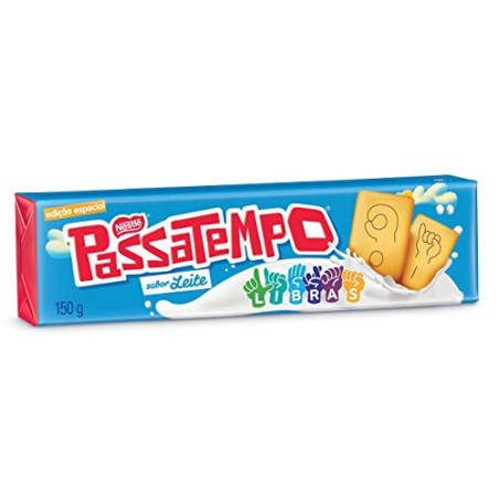 BISCOITO LEITE PASSATEMPO PACOTE 150G
