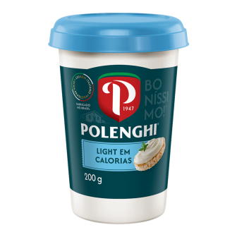 REQUEIJÃO CREMOSO LIGHT POLENGHI COPO 200G