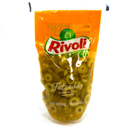 AZEITONA VERDE EM CONSERVA FATIADA RIVOLI SACHÊ 150G