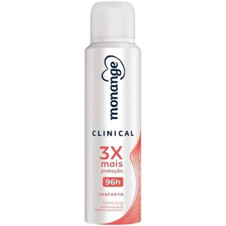 ANTITRANSPIRANTE AEROSSOL CONFORTO MONANGE CLINICAL 150ML SPRAY