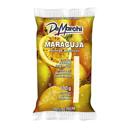 POLPA DE FRUTA MARACUJÁ DE MARCHI PACOTE 100G