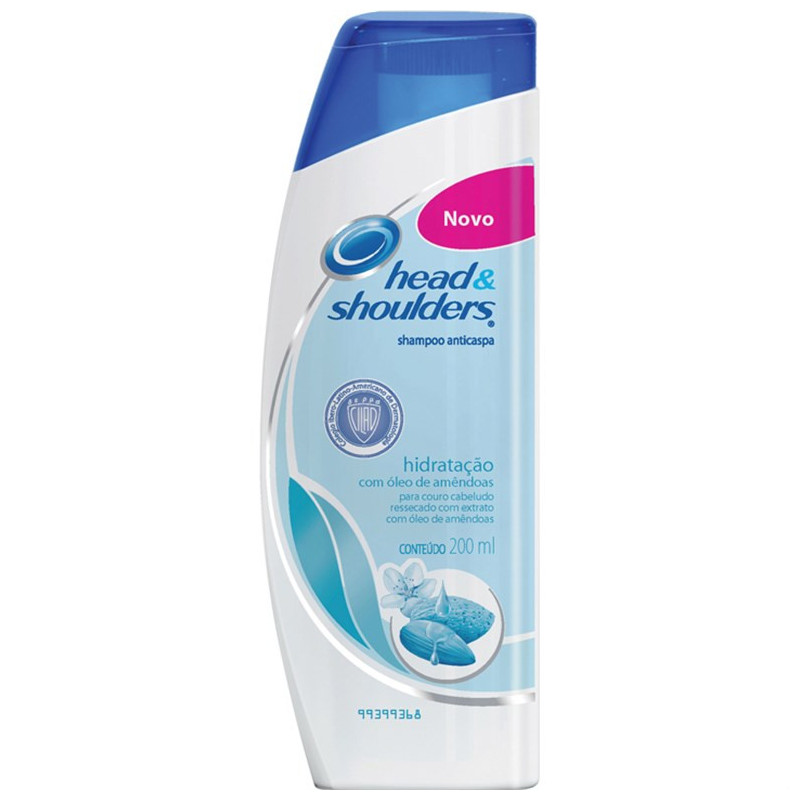 SHAMPOO ANTICASPA HEAD & SHOULDERS HIDRATAÇÃO FRASCO 200ML