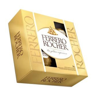 BOMBOM FERRERO ROCHER CAIXA 50G 4 UNIDADES